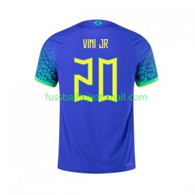 Fußballtrikots Brasilien Vinicius Junior 20 FIFA WM 2022 Kurzarm Auswärts-trikot kaufen